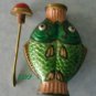 Enamel Copper Fish Snuff Bottle Pisces Fishes