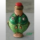 Enamel Copper Fish Snuff Bottle Pisces Fishes