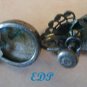 Sterling Turquoise Screwback Earrings Danecraft Vintage