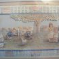 Victorian Children Playing Scissors Cut Framed Picture