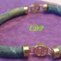 Oriental Asian Chinese Jade Bracelet w/ Safety Chain