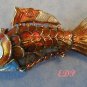 Champleve Enamel Articulated Fish Koi Charm Pendant