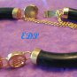 Oriental Asian Chinese Jade Bracelet w/ Safety Chain