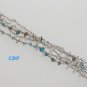 Turquoise and Quartz Bracelet Sterling Native American