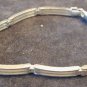 Sterling Italian Designer Bar Link Bracelet Italy Unisex