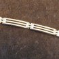 Sterling Italian Designer Bar Link Bracelet Italy Unisex