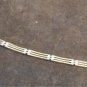 Sterling Italian Designer Bar Link Bracelet Italy Unisex