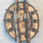 Bolo Tie  Leather Silver Turquoise Native American