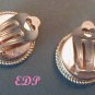 Micro Mosaic Clip Earrings Italy Florals Flowers