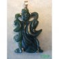 Carved JADEITE JADE Asian Lady Deity PENDANT CHARM