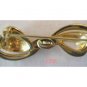 DeNicola De Nicola Golden Bow Brooch Pin Rhinestones