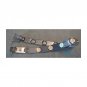 STERLING Bracelet Gold Screwheads Unisex Italy Link