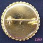 Micro Mosaic Pin Brooch Italy Florals White Flowers