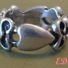 STERLING Band Ring Unisex Wedding Friendship Sz 9.25
