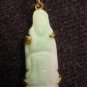 Carved JADEITE JADE Asian Immortal Deity PENDANT CHARM
