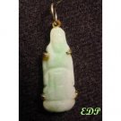 Carved JADEITE JADE Asian Immortal Deity PENDANT CHARM