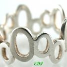 Sterling Band Ring Unisex Wedding Friendship Sz 7.50