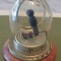 Vintage Bird in Cage Thermometer Glass Wood