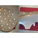 Estate Pottery Footed Serving Platter Designer Gallery