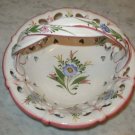 Porcelain Basket Handmade Bowl Baskets Floral Pottery