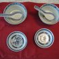 Asian 6 Pc. Chinese Rice Grain Porcelain Soup Set