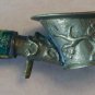 Champleve Enamel and Brass Chinese Asian Silk Coal Iron
