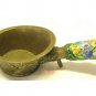 Champleve Enamel and Brass Chinese Asian Silk Coal Iron
