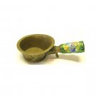 Champleve Enamel and Brass Chinese Asian Silk Coal Iron