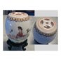 Hand Painted Oriental Tea Jar Tea Canister Porcelain