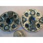 De Liguoro Etruscan Clip Earrings Jade Lapis Large