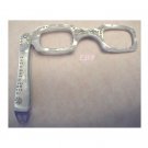 Vintage Pearlescent Lorgnette Folding Eyeglass Frame