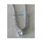 Bling Rhinestone Eternity Necklace Pear Drop Adjustable