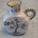 Hand Painted Tree Pitcher Decanter Jug Germany Pottery
