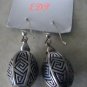 Oza Plynton NICOGATI Enamel Pewter Dangle Earrings MWT