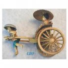 Celluloid Rickshaw Coolie Umbrella Lady Asian
