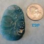Carved JADE Floral / Flowers Asian Oriental etched Pendant