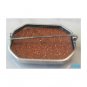 Antique GOLDSTONE Brooch Pin Sterling Framed Mounting