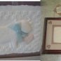 Cast Paper Cow Framed w Glass Paper Cut Matted Signed
