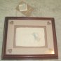 Cast Paper Cow Framed w Glass Paper Cut Matted Signed