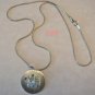 Sterling Music Clef Note Charm Chain Pearl Aqua Garnet