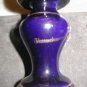 Gesch Vase Candlestick COBALT Jeweled Flower MWT