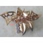 Vintage Topaz Clear Rhinestone Pin Brooch Pendant