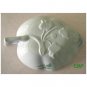 Leaf Shaped Bowl Decorative Bottom Oriental Asian