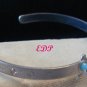 Native American Silver and Faux Turquoise Cuff Bracelet