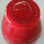 Jelly Apple Glaze Vase Milkglass Oriental Floral Asian