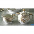 3Pc Porcelain Milk Jug / Creamer Sugar Bowl Austria