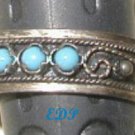 Persian Turquoise Etruscan Adjustable Ring Sterling