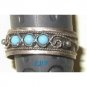 Persian Turquoise Etruscan Adjustable Ring Sterling