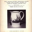 1974 Sotheby Auction Catalog English Pottery Wedgwood