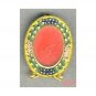 Micro Mosaic Picture Frame Italy Daisy Forget-Me-Not Floral